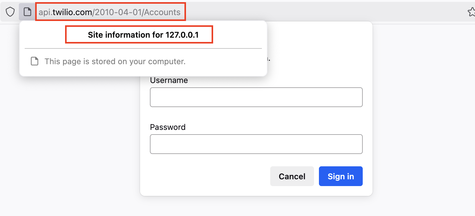 HTTP Auth URLs mismatch